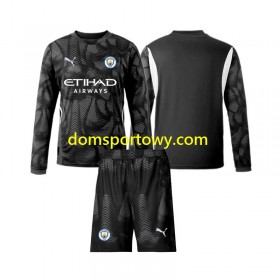 Koszulka Manchester City Bramkarska Dziecięcy Czwarty Koszulki Piłkarskie 2024-2025 Długi Rękaw